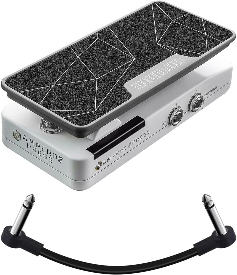 HOTONE 2 in 1 Passive Expression Footswitch EXP Pedal Ampero II Press(Included 1 PCS Additional 15 CM TS Cable) - Image 1
